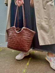 Aprile | Borsa tote oversize intrecciata