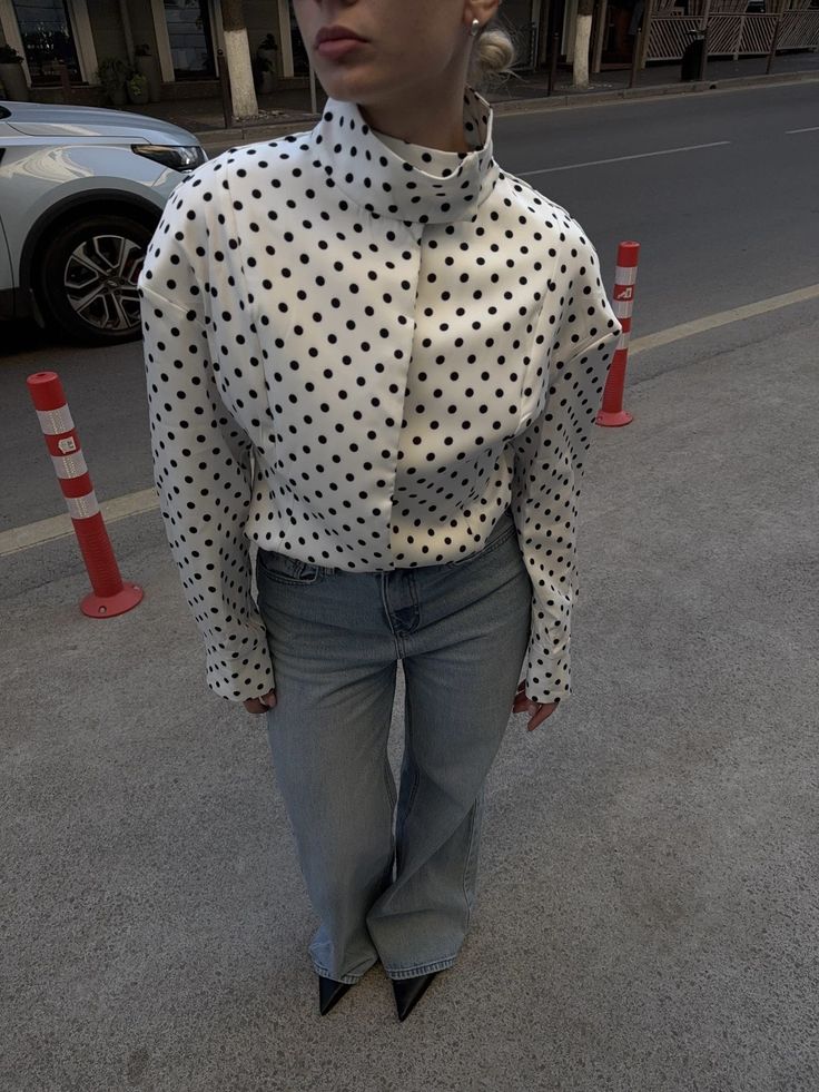 Dotty | Gepunktete Kurzjacke