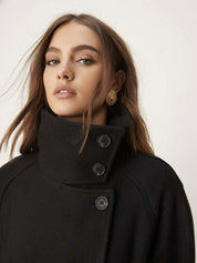 Martha | High-Neck Buttoned Jacket