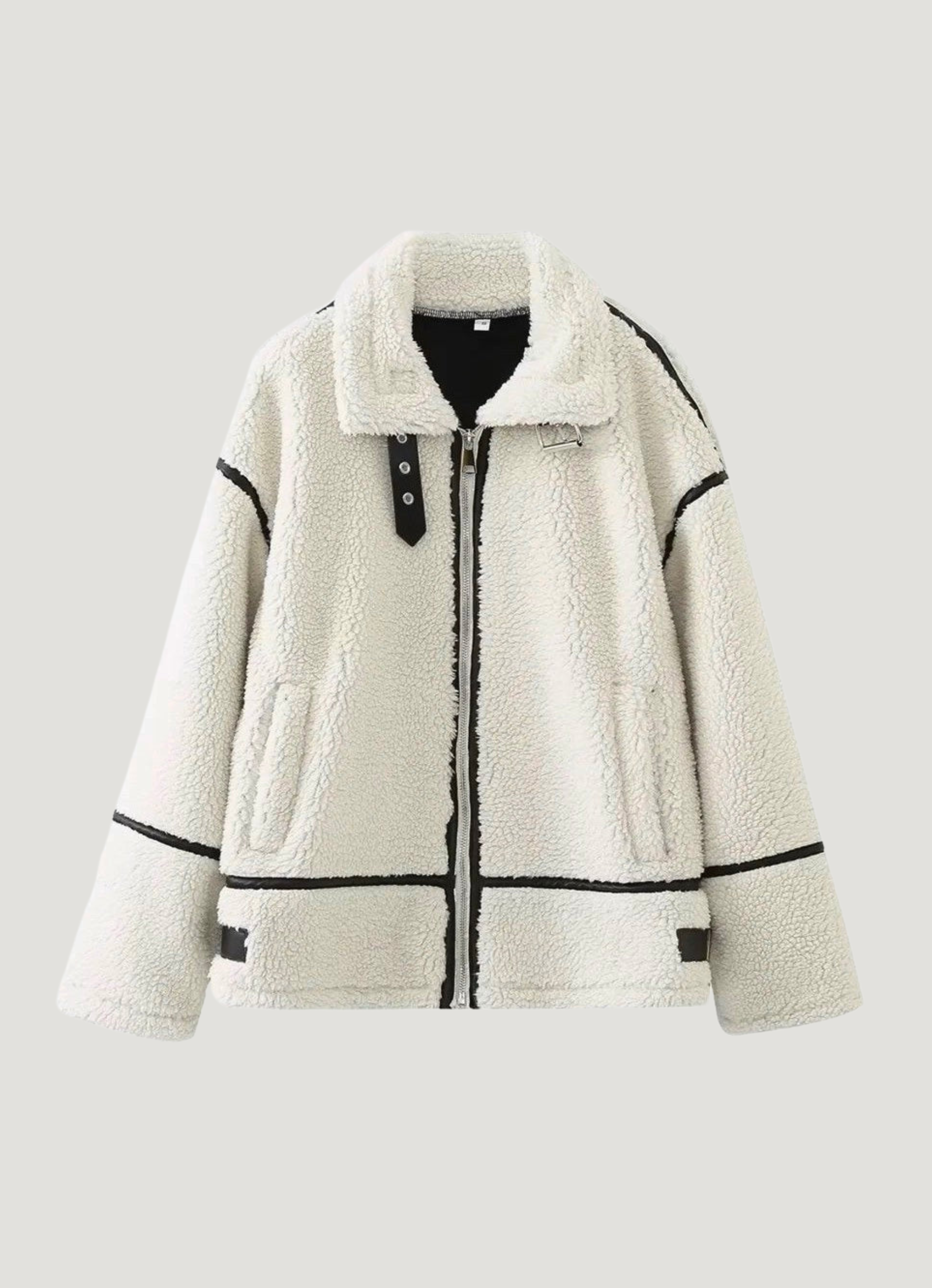 Mathilda | Kunstfell-Jacke mit Reißverschluss