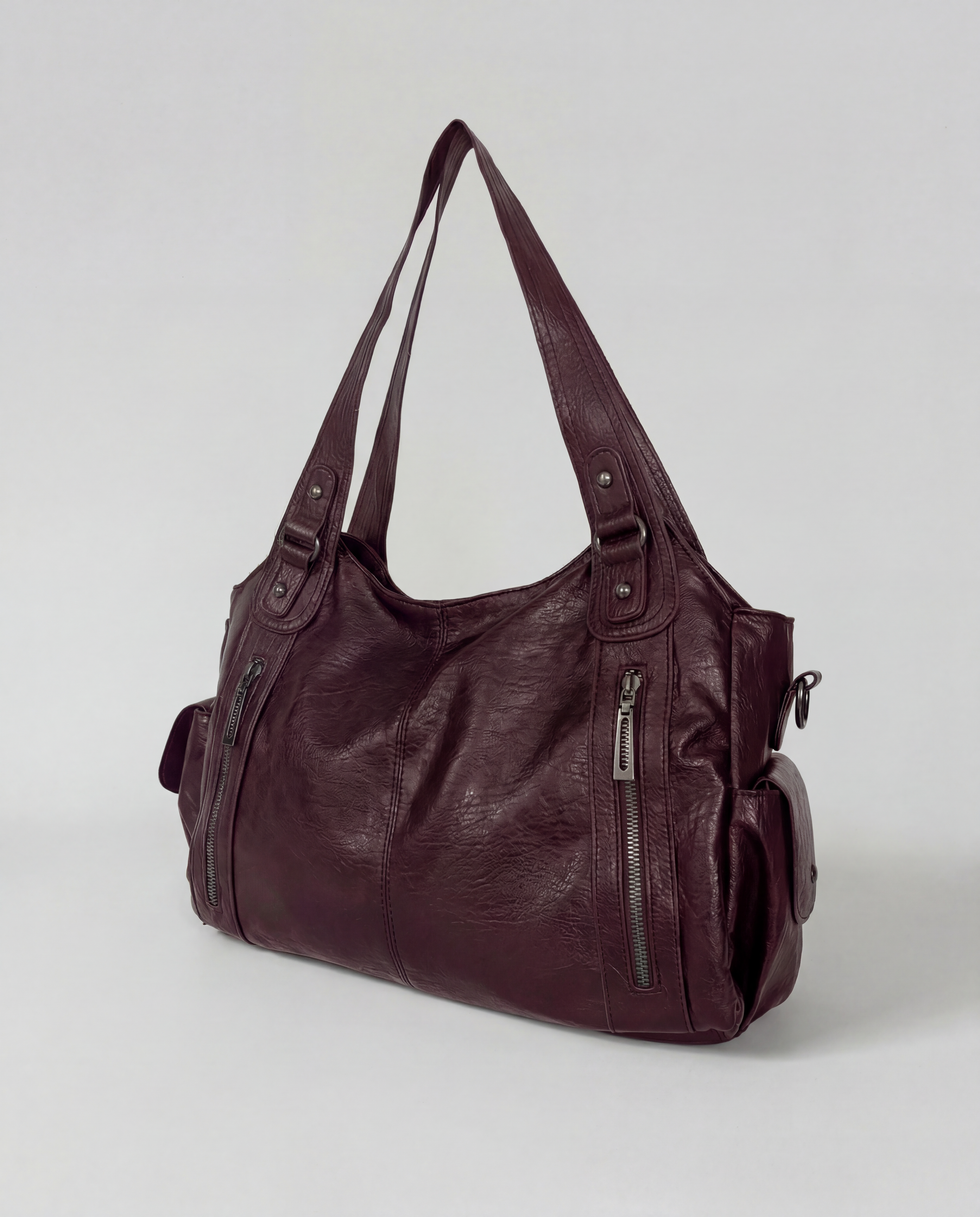 Amalfi | Oversized Multi-Pocket Shoulder Bag