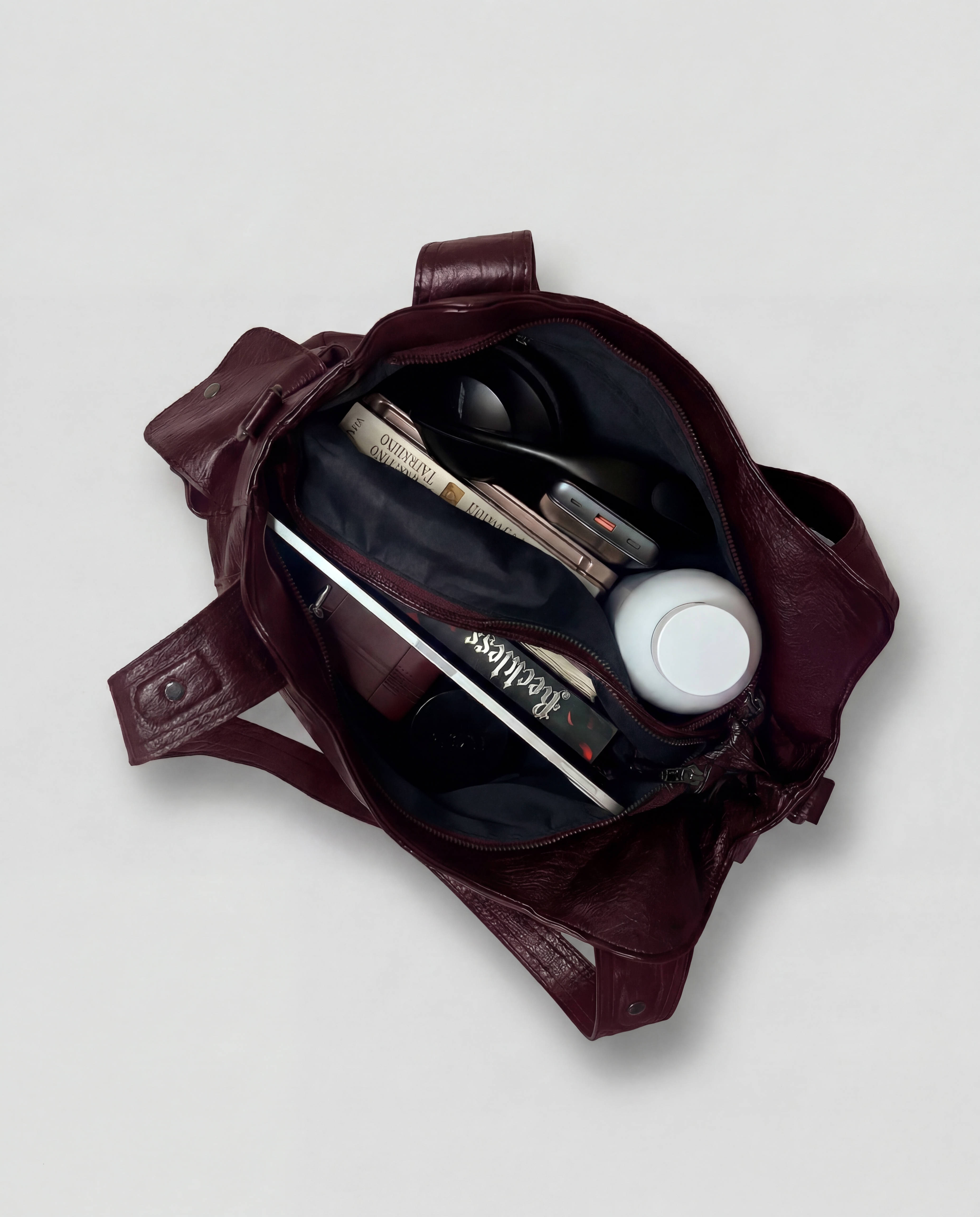 Amalfi | Oversized Multi-Pocket Shoulder Bag