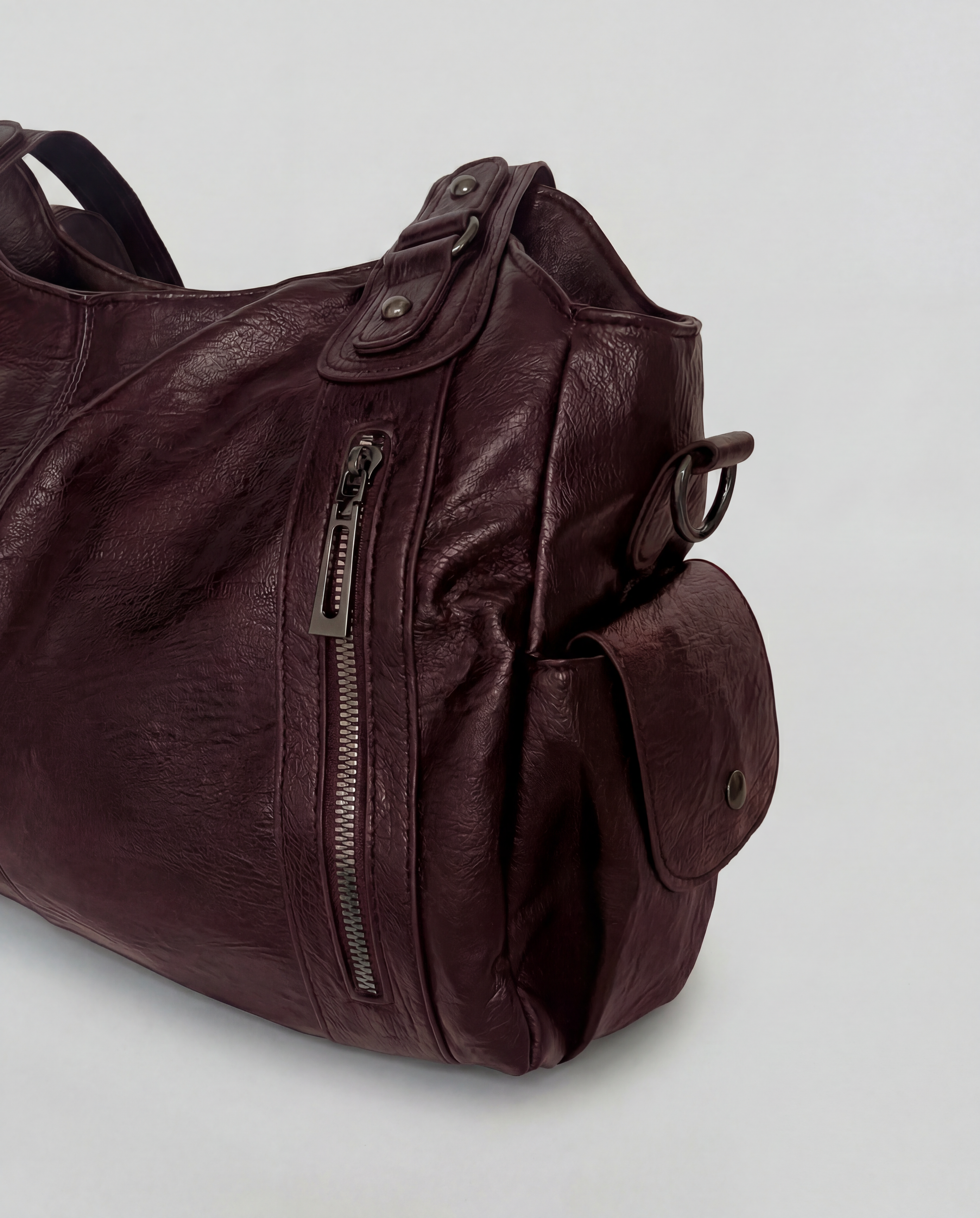Amalfi | Oversized Multi-Pocket Shoulder Bag