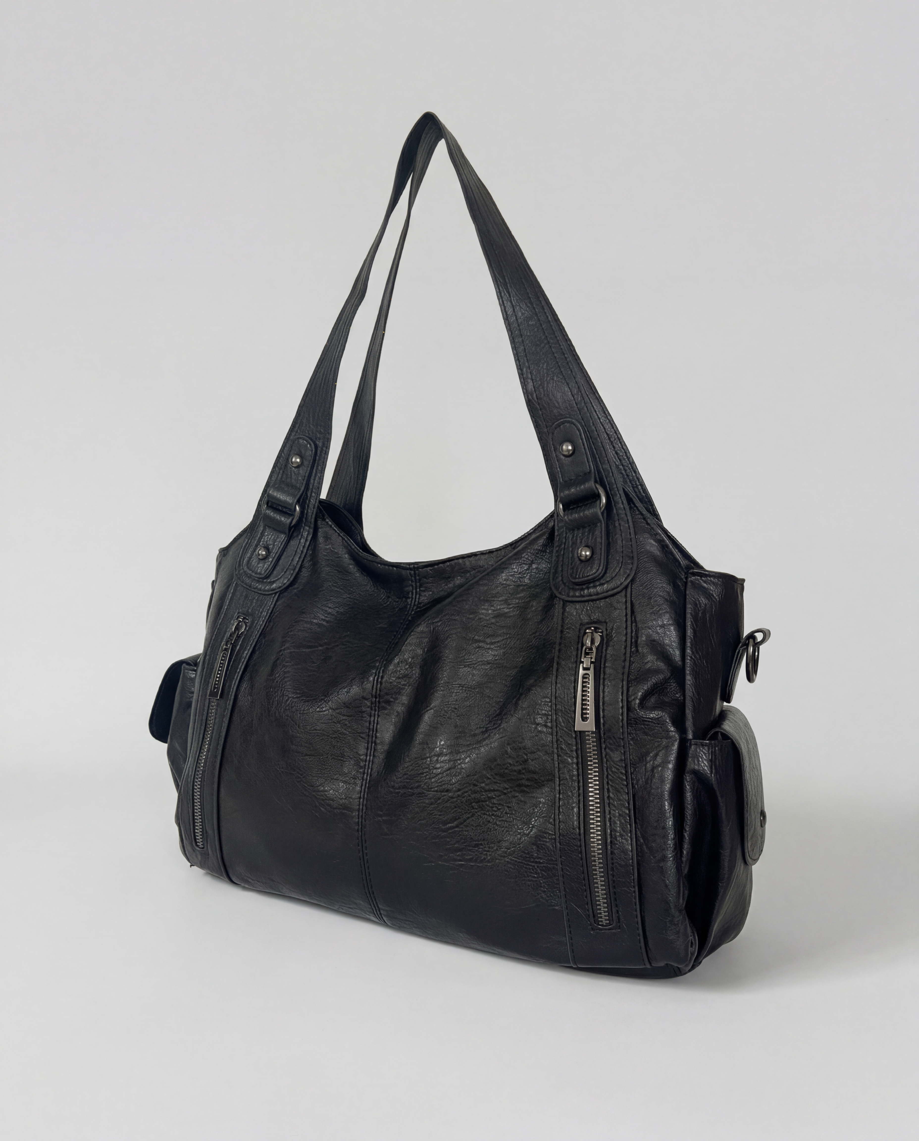 Amalfi | Oversized Multi-Pocket Shoulder Bag
