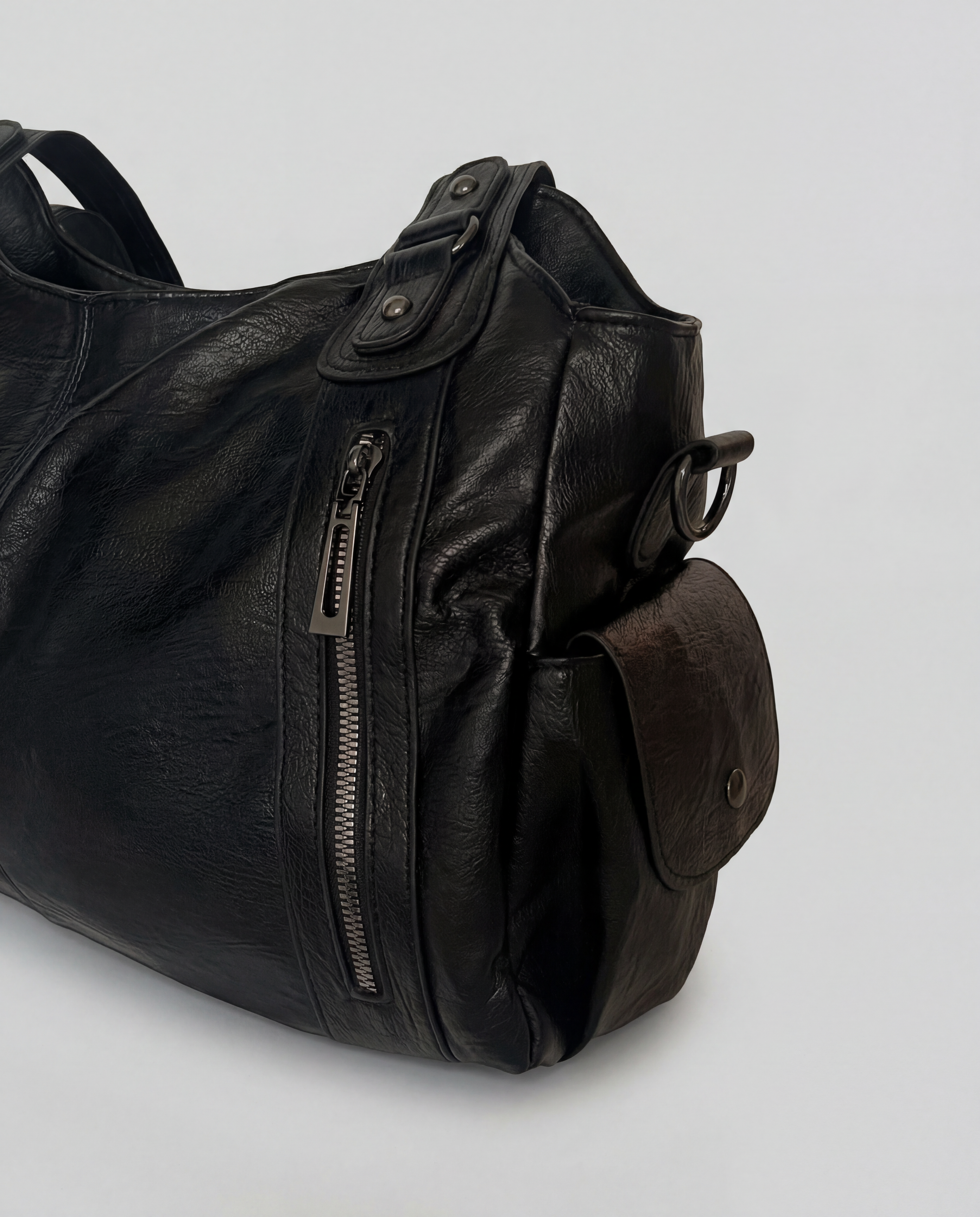 Amalfi | Oversized Multi-Pocket Shoulder Bag