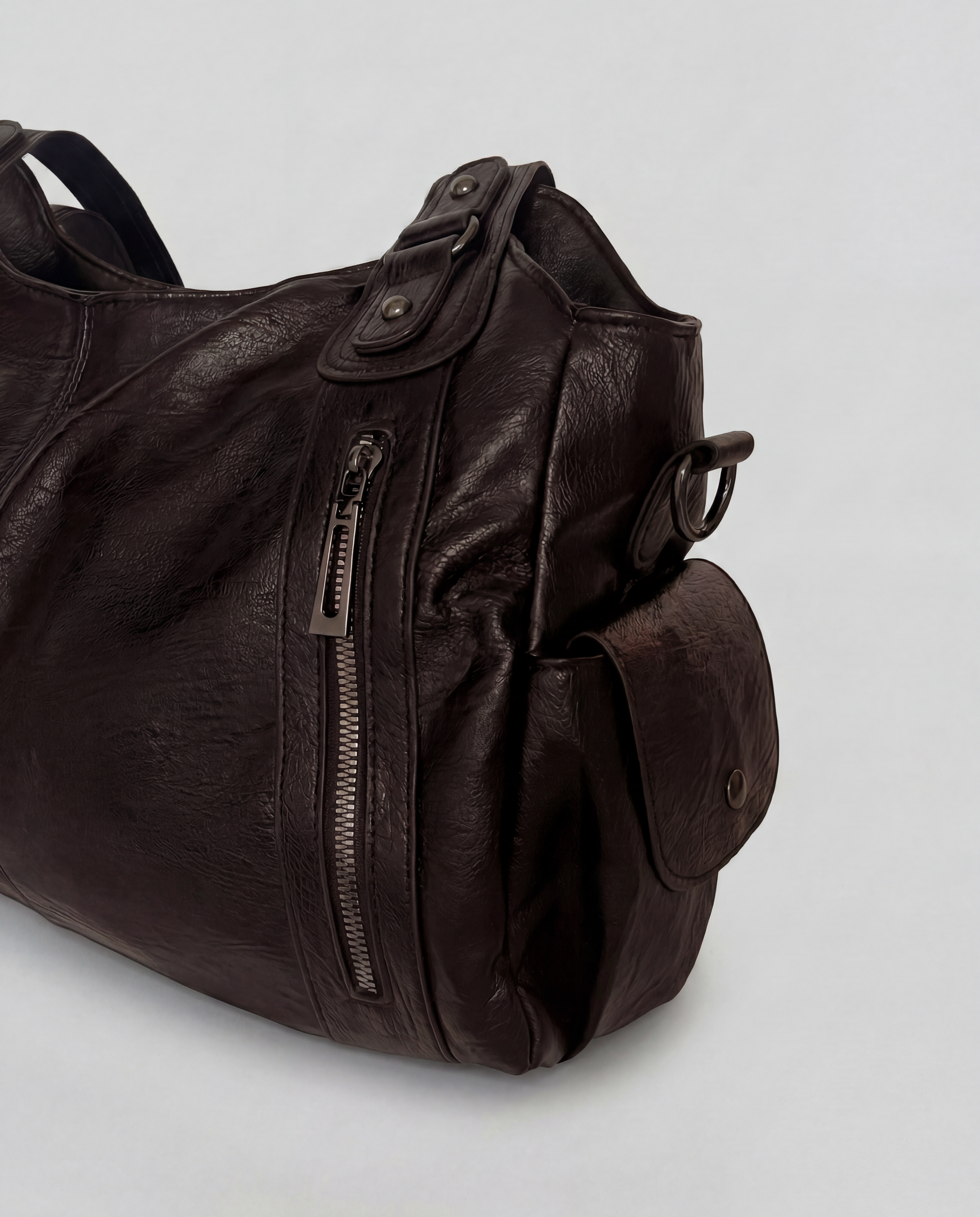Amalfi | Oversized Multi-Pocket Shoulder Bag