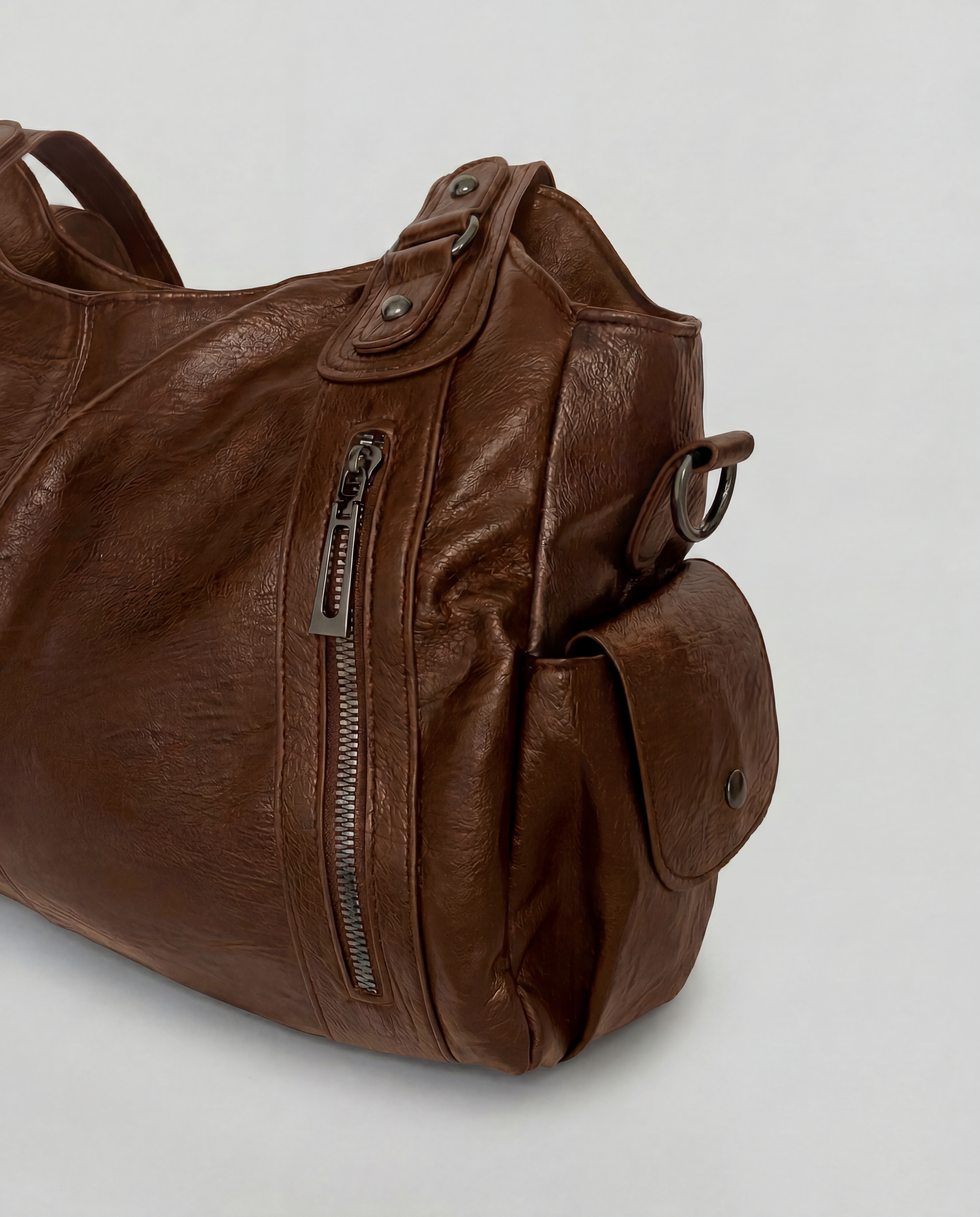 Amalfi | Oversized Multi-Pocket Shoulder Bag