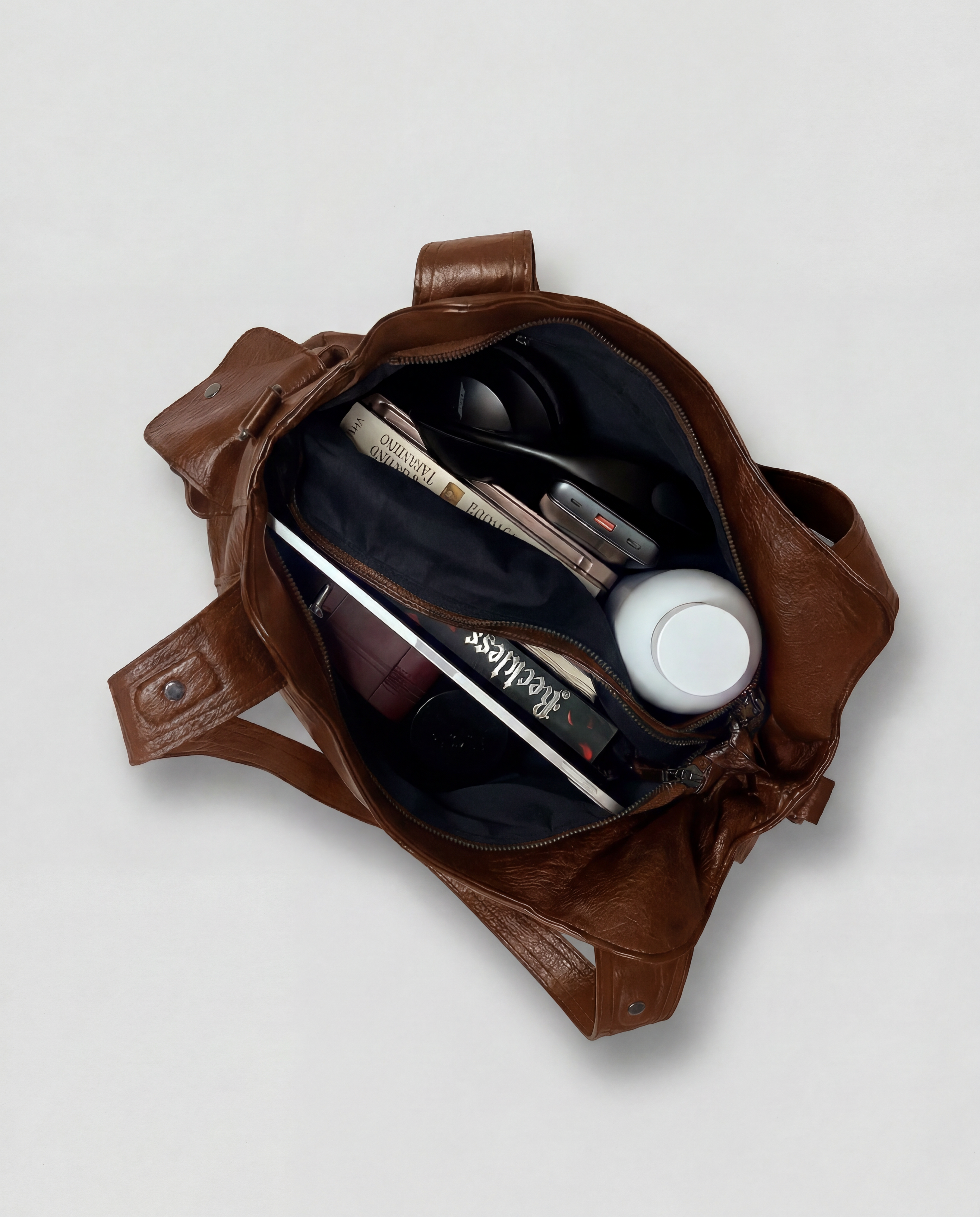 Amalfi | Oversized Multi-Pocket Shoulder Bag