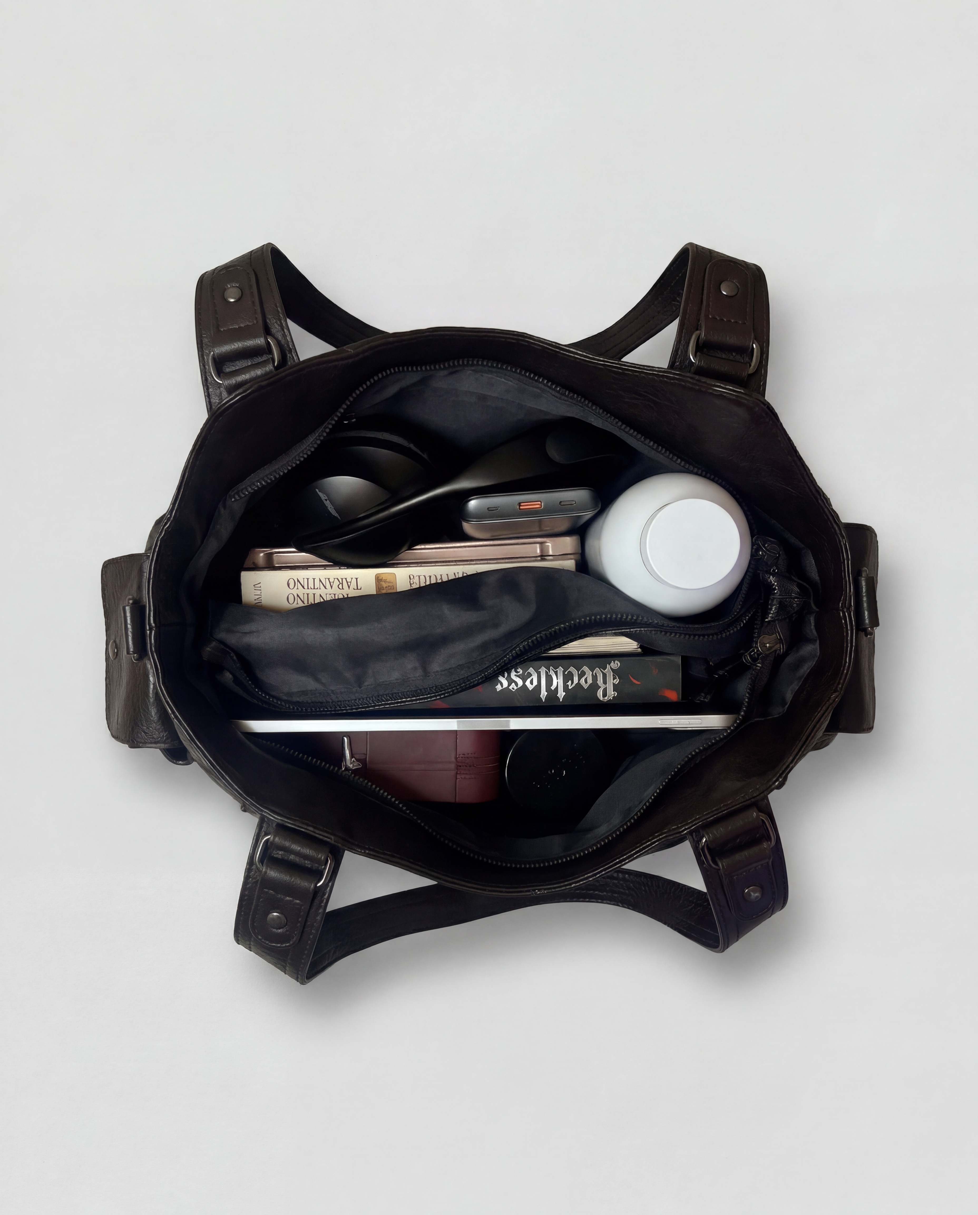 Amalfi | Oversized Multi-Pocket Shoulder Bag