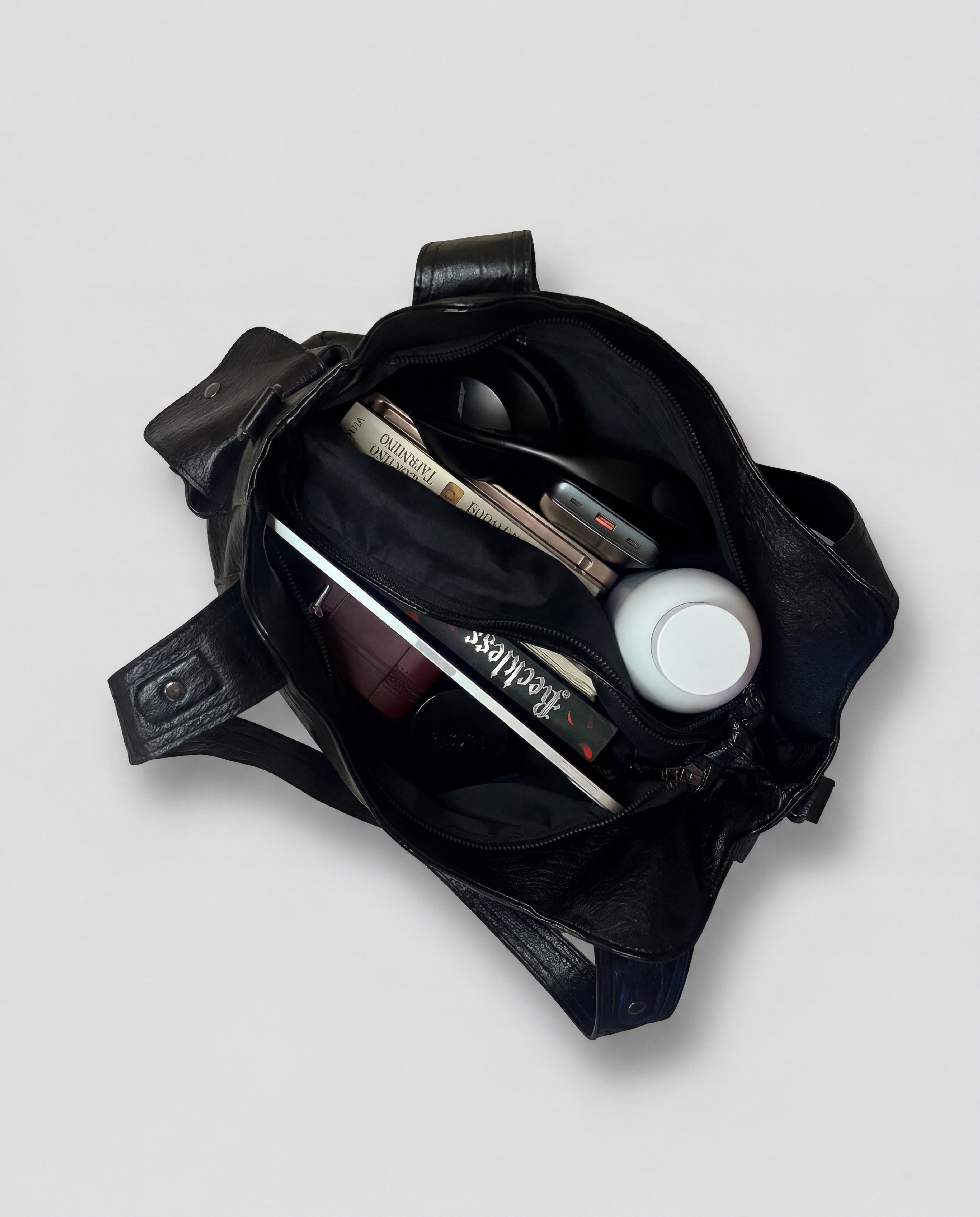 Amalfi | Oversized Multi-Pocket Shoulder Bag