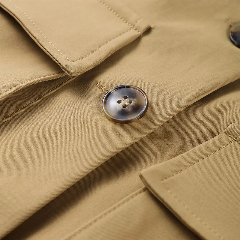 Florence | Structured Button-Up Cotton Jacket