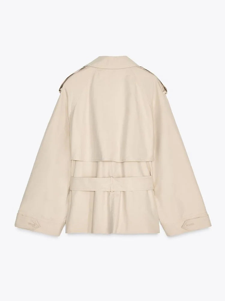 Harper | Belted Oversized Trench Jacket