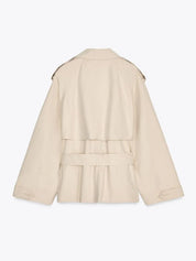 Harper | Belted Oversized Trench Jacket