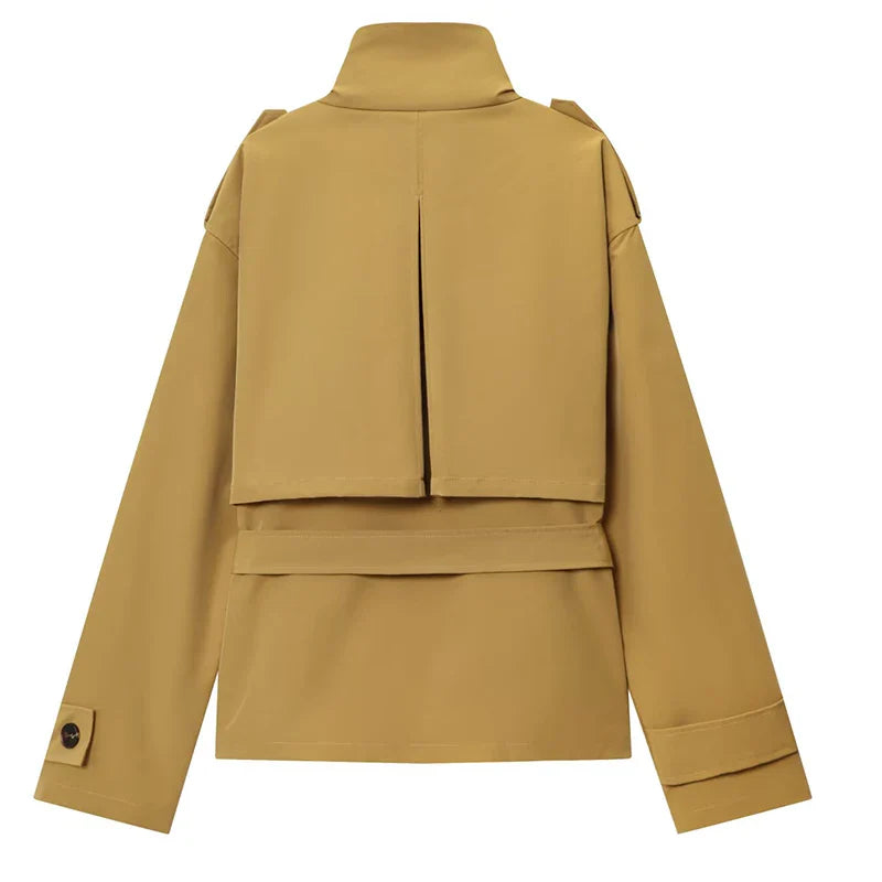 Freya | Belted Cotton Utility Trench