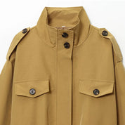 Freya | Belted Cotton Utility Trench