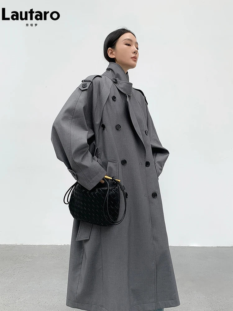 Myla | Classic Double-Breasted Trench Coat
