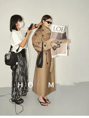 Myla | Classic Double-Breasted Trench Coat