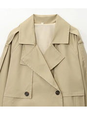 Ada | Short Double-Breasted Trench Jacket
