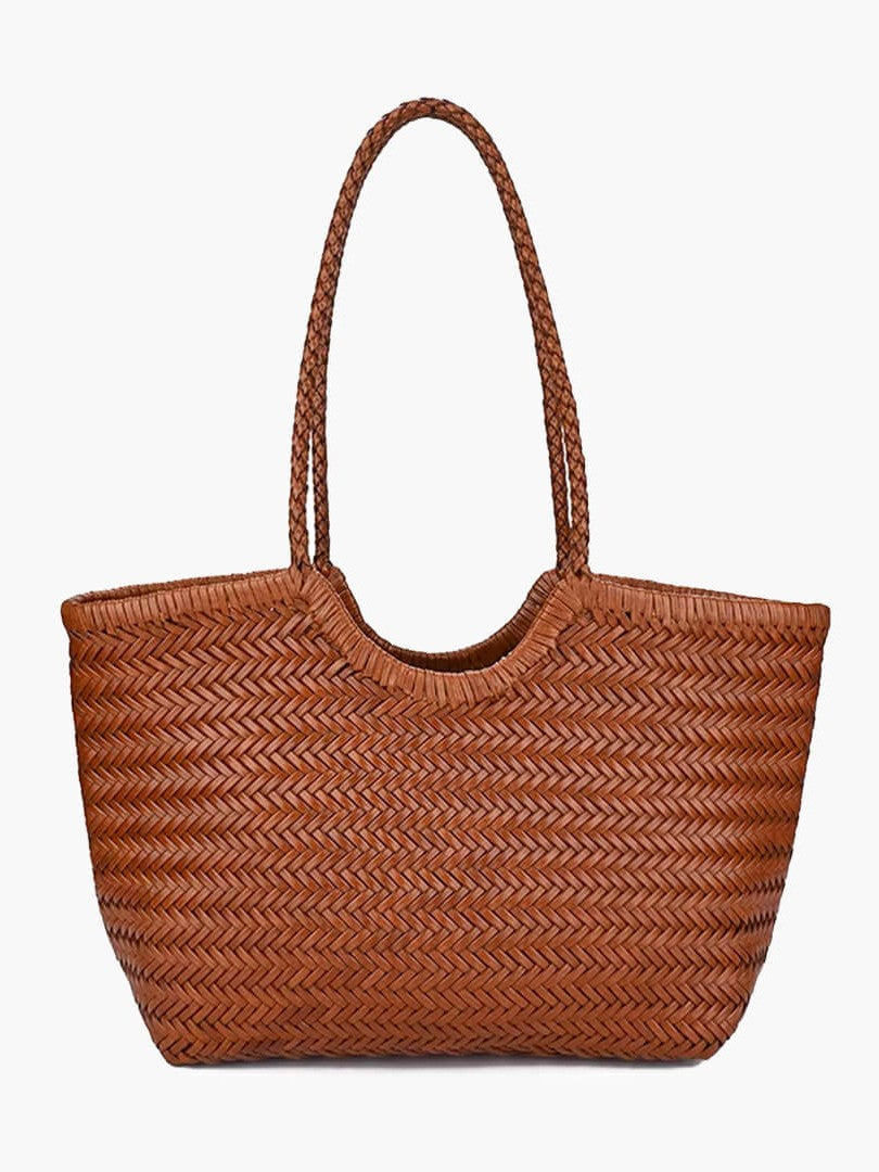 April | Woven Oversized Tote Bag