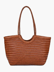 Aprile | Borsa tote oversize intrecciata