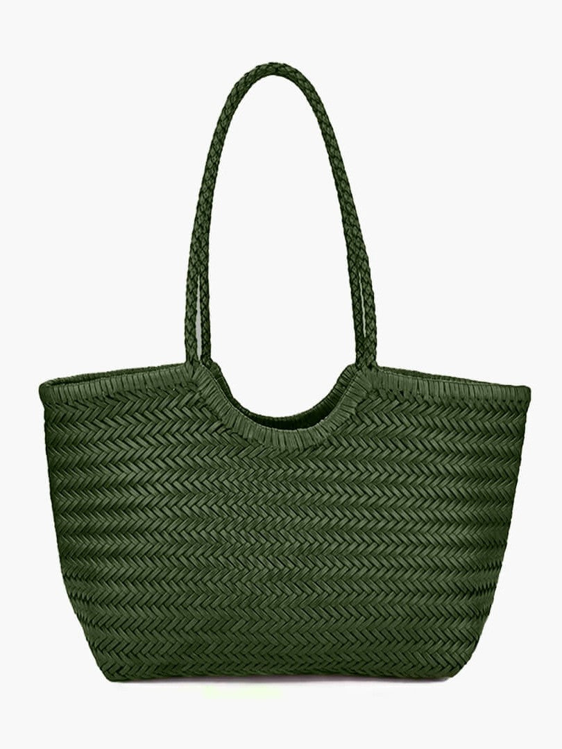 Aprile | Borsa tote oversize intrecciata