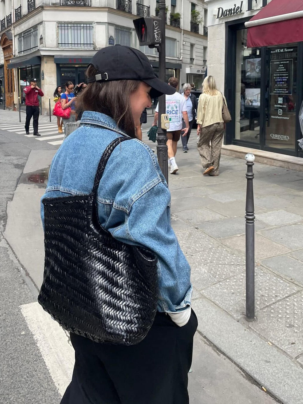 Aprile | Borsa tote oversize intrecciata