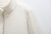 Willow | Textured Wool Cape Jacket