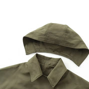 Meadow | Short Khaki Buttoned Jacket