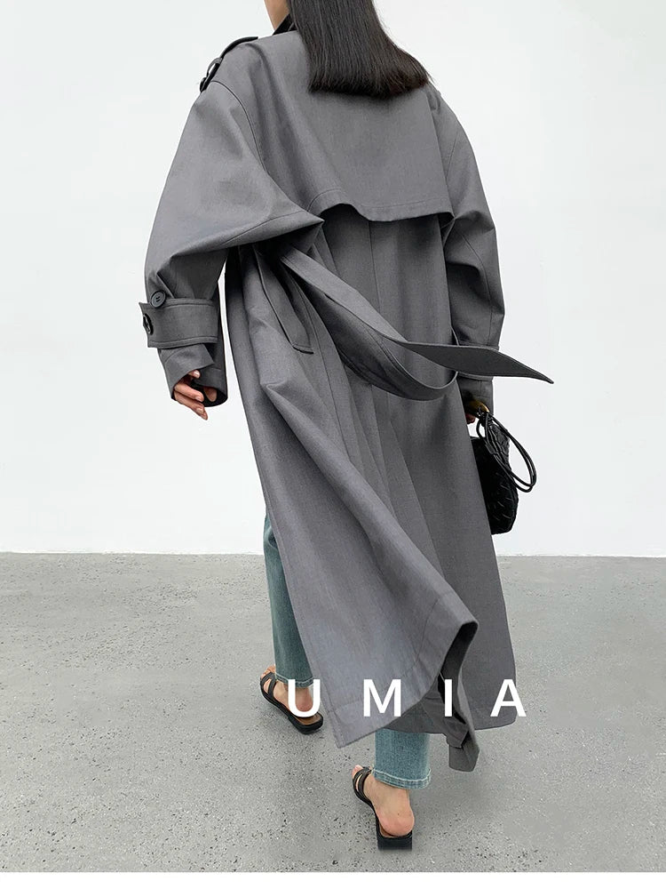 Myla | Classic Double-Breasted Trench Coat