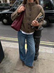 Rosemary | Buttoned Knit Jacket