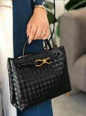 Wells | Tote Woven Shoulder Bag