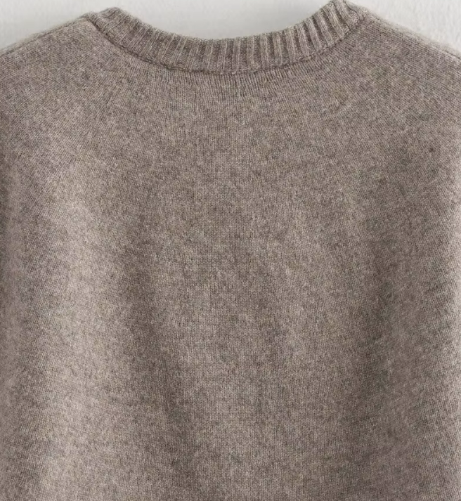 Blake | Wool-Blend Button-Up Cape Sweater