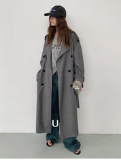 Myla | Classic Double-Breasted Trench Coat