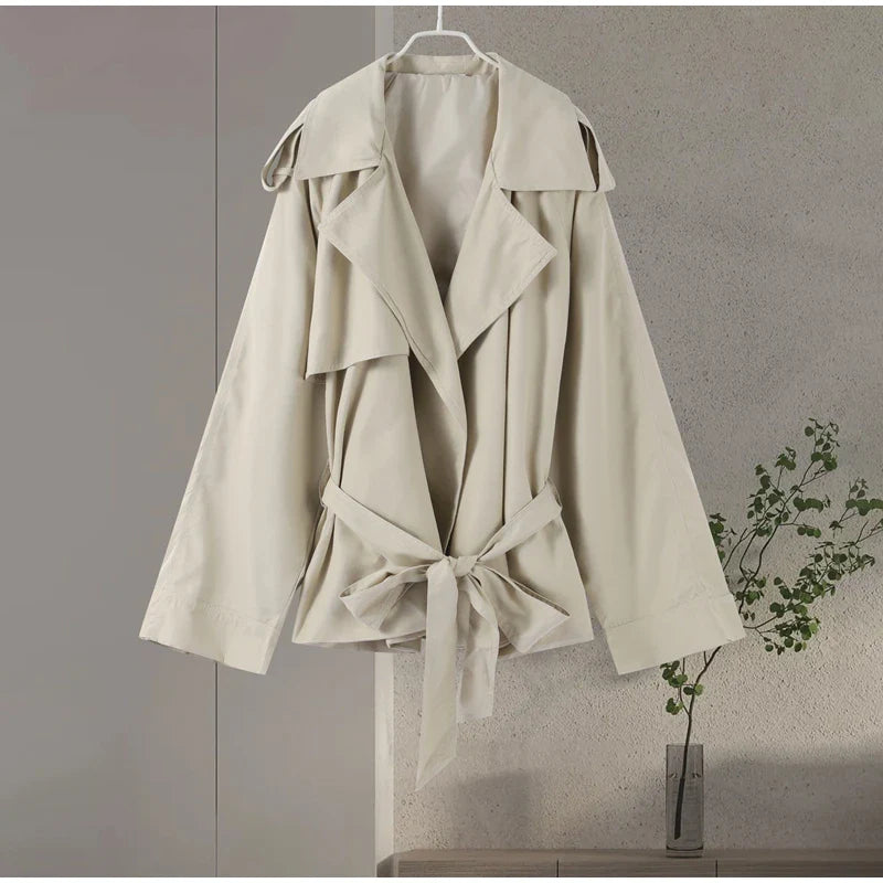 Harper | Belted Oversized Trench Jacket