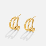 Valerie Triple Hoop Earrings