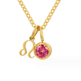 Violet Zodiac Birthstone Necklace — product photograph 7