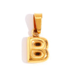 Imogen Bubble Letter Necklace — product photograph 2