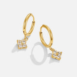 Holly Four Leaf Clover Earrings