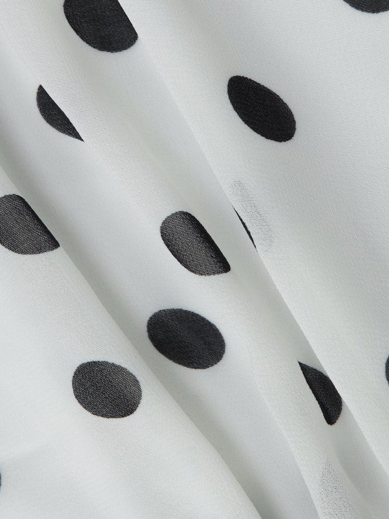 Beverly | Polka Dot Halter Mini Dress
