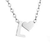 Maeve Love Initial Necklace — product photograph 12