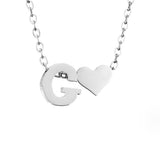 Maeve Love Initial Necklace — product photograph 7
