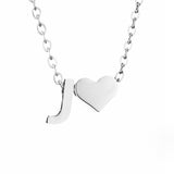 Maeve Love Initial Necklace — product photograph 10