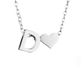 Maeve Love Initial Necklace — product photograph 4