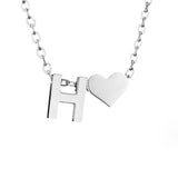Maeve Love Initial Necklace — product photograph 8