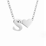 Maeve Love Initial Necklace — product photograph 19