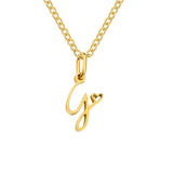 Nicole Letter Heart Necklace — product photograph 7