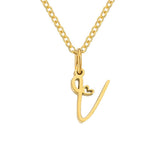 Nicole Letter Heart Necklace — product photograph 22