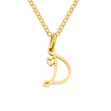 Nicole Letter Heart Necklace — product photograph 4