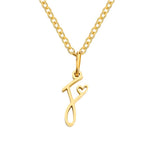 Nicole Letter Heart Necklace — product photograph 6