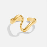 Esther Open Wave Ring